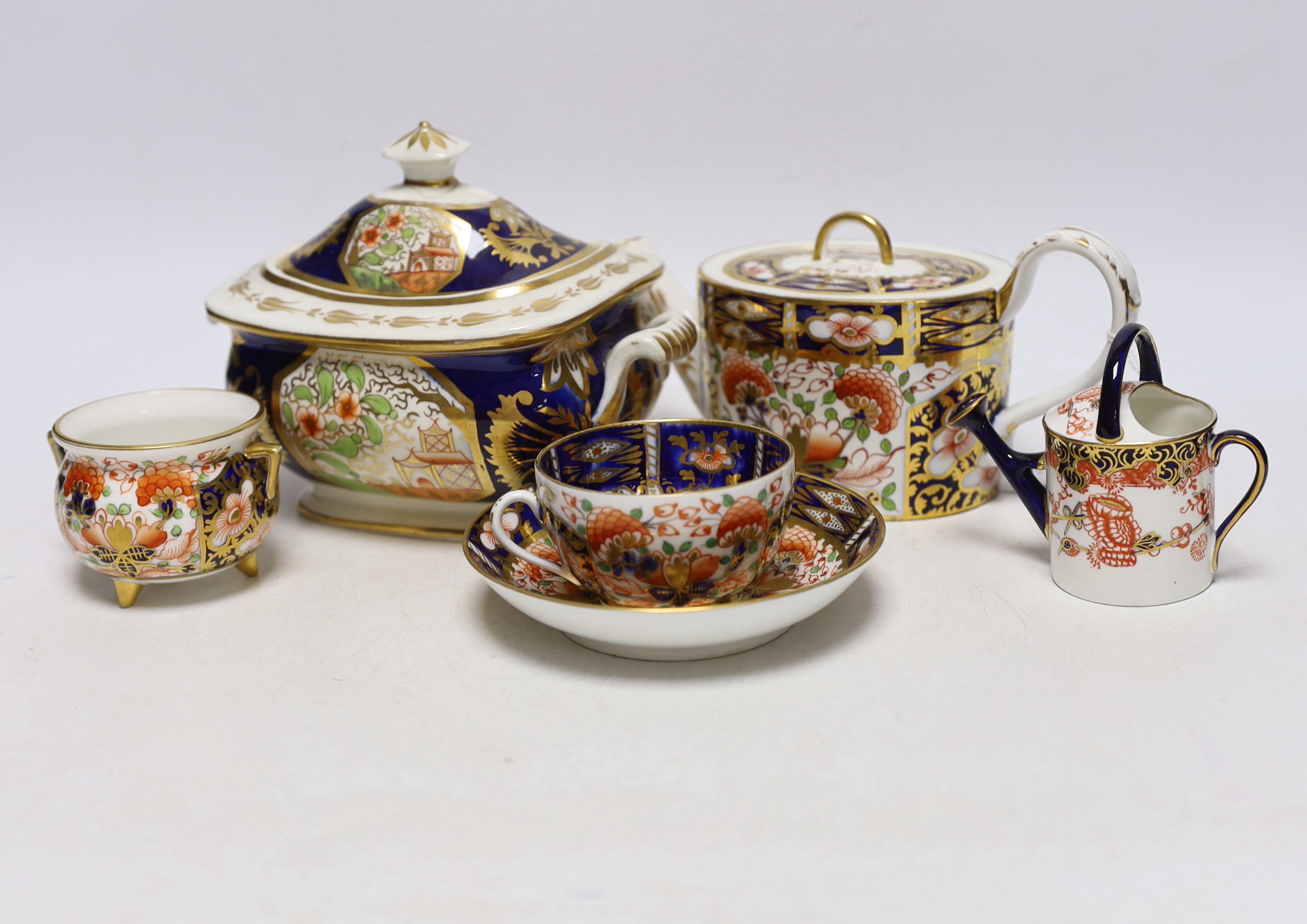 A group of Royal Crown Derby and other miniature ceramics